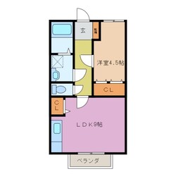 江戸橋駅 徒歩15分 2階の物件間取画像